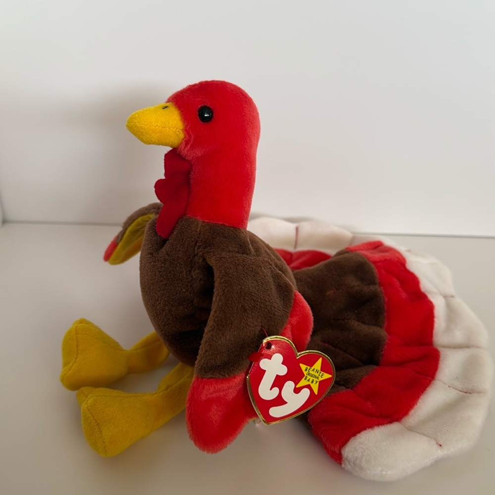Beanie Baby TY Gobbles 1996 Vintage Turkey